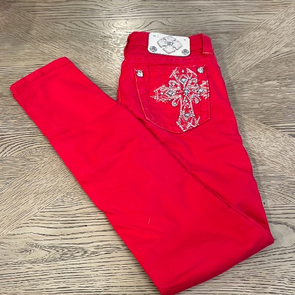 Miss Me Denim - Miss Me red jeans